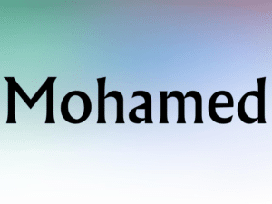 Mohamed