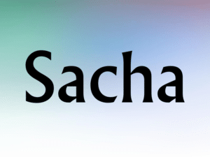 Sacha