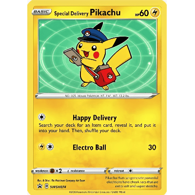 Special Delivery Pikachu SWSH074