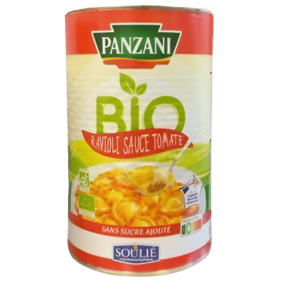 Ravioli bio al sugo di pomodoro