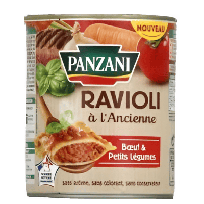 Ravioli tradizionali con manzo e verdure