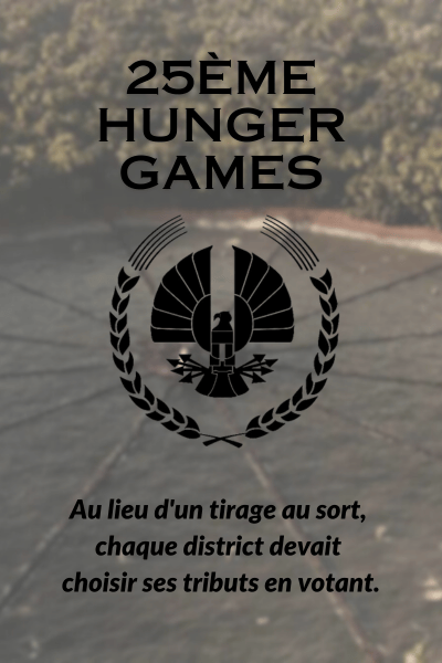25èmes Hunger Games