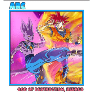 Arc Dieu de la Destruction Beerus