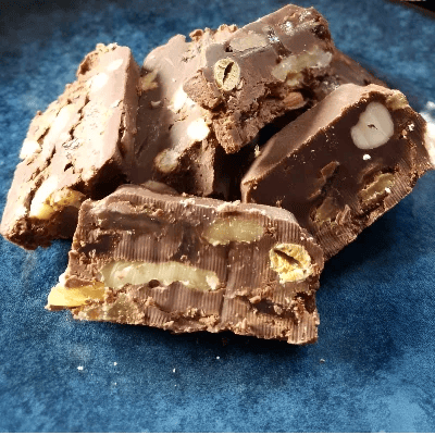 Fudge au chocolat et aux Bretzels