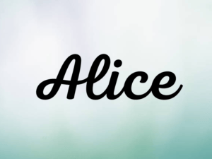Alice