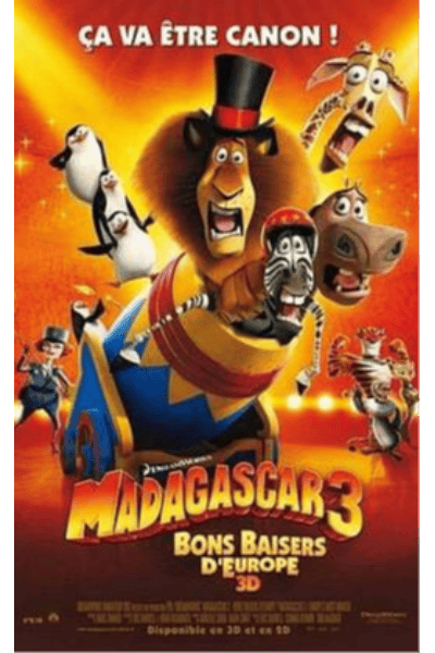 MADAGASCAR 3: DE MARCHA POR EUROPA (2012) – DREAMWORKS