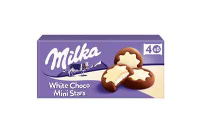 Choco mini stars al cioccolato bianco