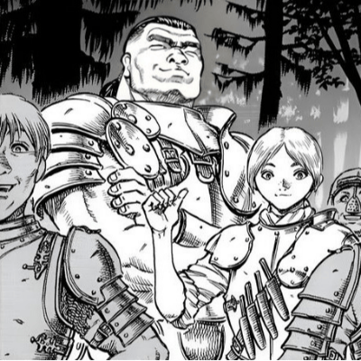 El encuentro entre Guts y la Banda del Halcón