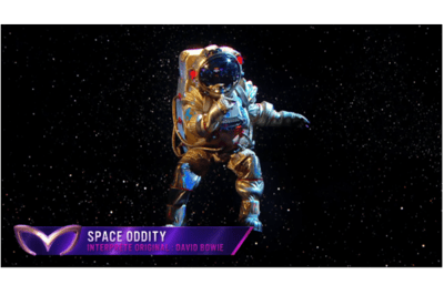 Cosmonaute chante Space oddity