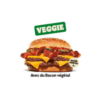 Veggie Double Cheese Bacon XXL