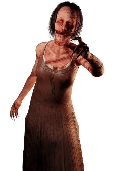 Wide-Smile Stitches Woman