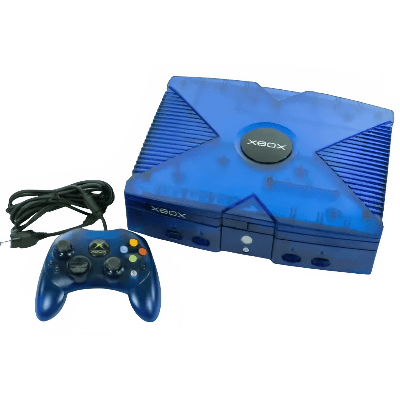 Xbox Edizione Speciale Blu Trasparente Canada (Halo 2)