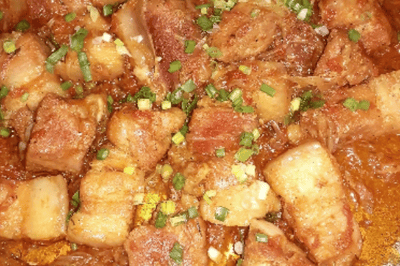 Rougail Salé (Coda di maiale)