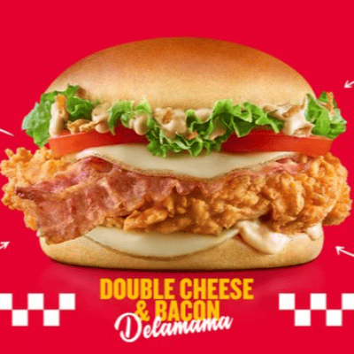 Double Cheese Bacon Delamama