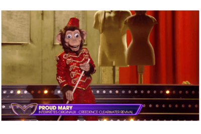 Singe chante Proud mary