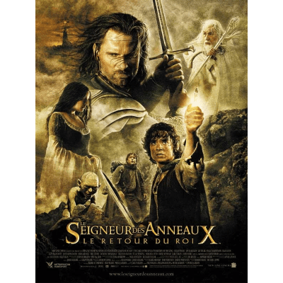 O SENHOR DOS ANÉIS – O RETORNO DO REI (2003) – SAGA DE PETER JACKSON, ORDEM CRONOLÓGICA