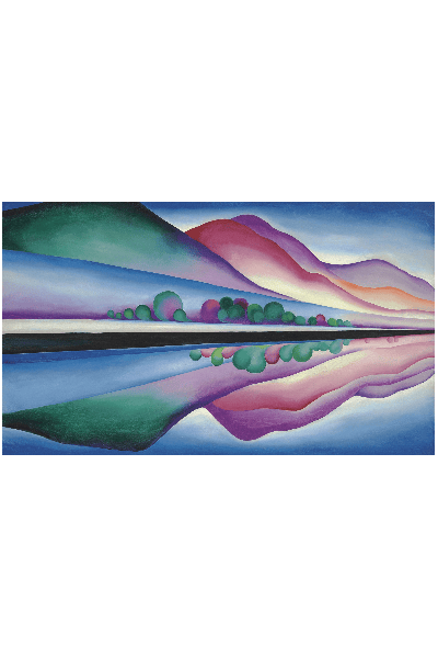 Georgia O’Keeffe, Lake George Reflection, 1921–1922