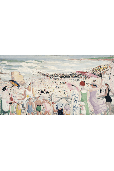 Jacqueline Marval, La grande spiaggia a Biarritz (1923)