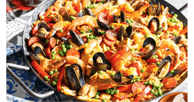 Ingredientes da Paella