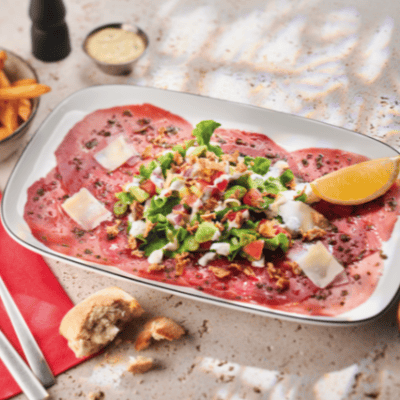 Carpaccio de aguacate