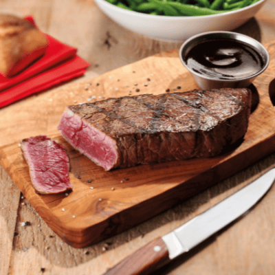 Filete de bisonte marinado