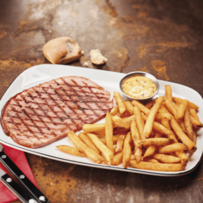 Jamón a la parrilla