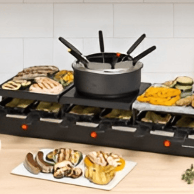 Raclette y fondue