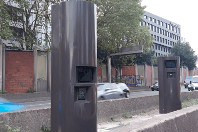 Bus lane camera