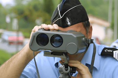 Laser speed gun