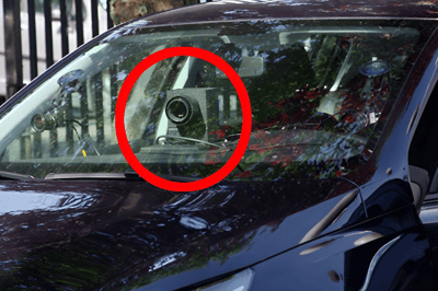 Unmarked car camera