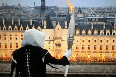 I passaggi del misterioso portatore della fiamma