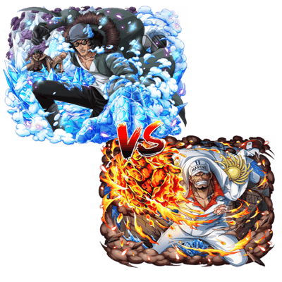 Aokiji ⚡ Akainu