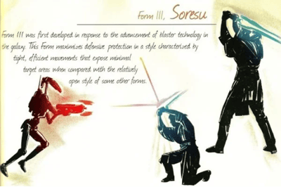 Forme III – Soresu : la défense avant tout