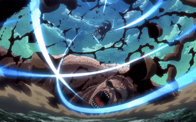 Levi vs Titán Bestia
