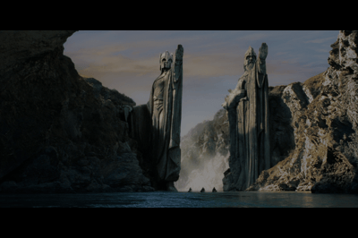 I – Desde hace mucho tiempo deseo contemplar a los reyes de antaño, mis ancestros – El paso del Argonath