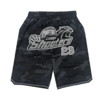 Trapstar Shooters SS23 Basketball Shorts Black Camo