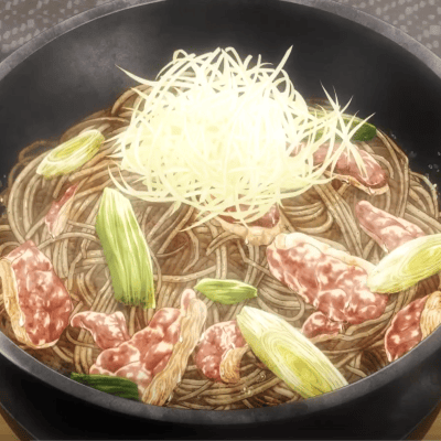 Soba rosolata istantanea Yukihira