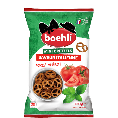 Mini pretzels Italian flavor