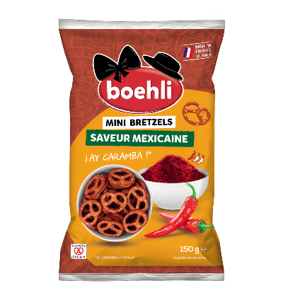 Mini pretzels Mexican flavor
