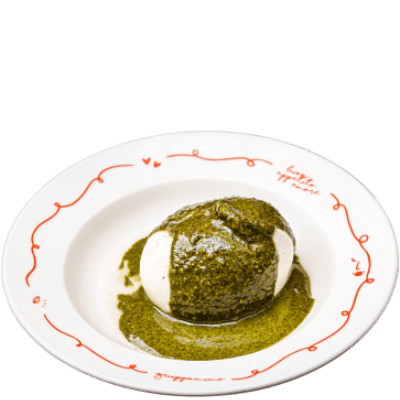 Queen B pesto pistache