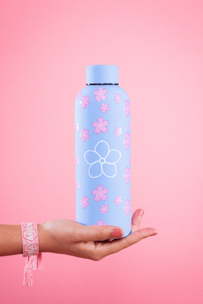Botella azul 🌸