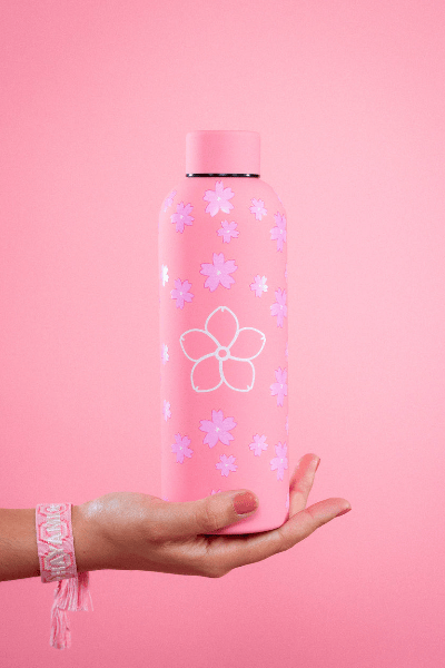 Botella rosa 🌸