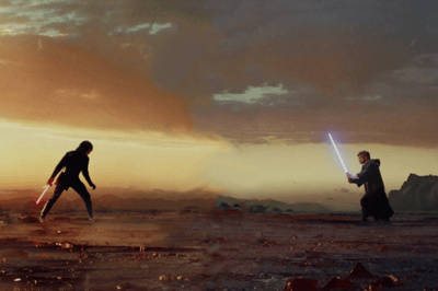 Luke Skywalker vs. Kylo Ren (Episodio VIII)