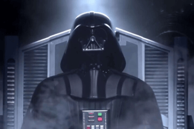 Darth Vader se pone la armadura / Nacimiento de Luke y Leia (Episodio III)
