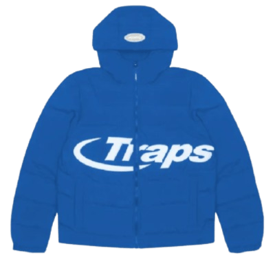 Trapstar Hyperdrive Hooded Coat Blue
