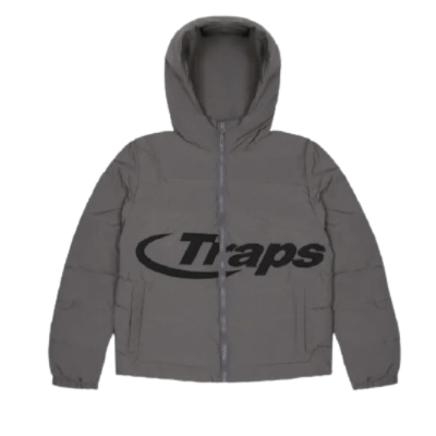 Trapstar Hyperdrive Hooded Coat Grey