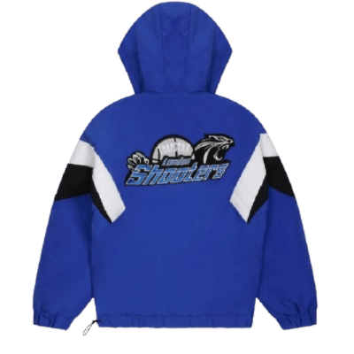 Trapstar Shooters Zip-Up Hoodie Coat Blue