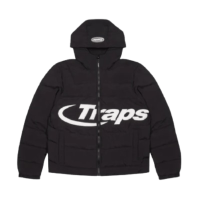 Trapstar Hyperdrive Hooded Coat Black