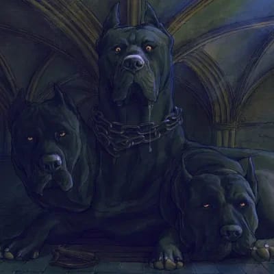 Perro de Tres Cabezas