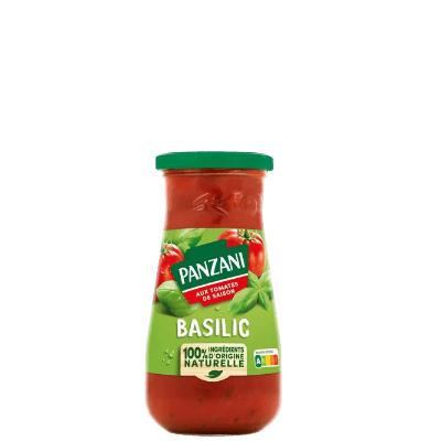 Salsa de tomate y albahaca